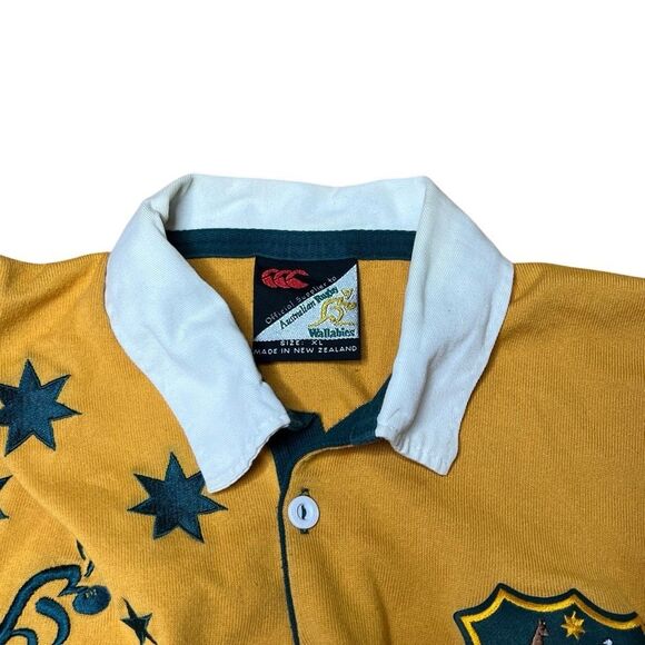 Y2K Vintage Wallabies Canterbury Australia Rugby Union Jersey-Size XL - Picture 3 of 4